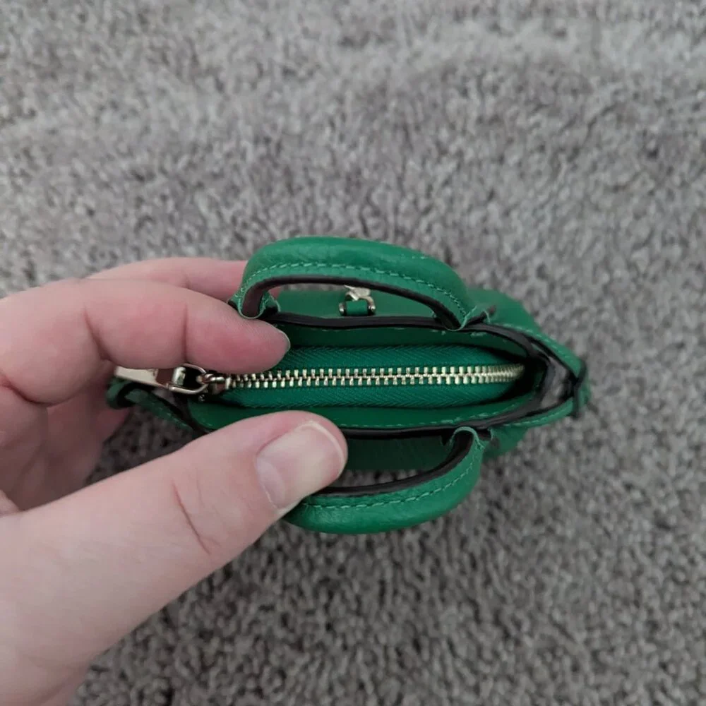 Kate Spade Micro Dumpling Bag Charm in Green Bean - Picture 3 of 7